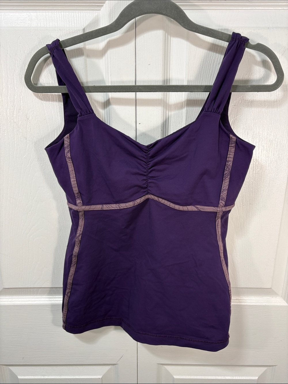 Vintage lululemon athletica Purple Tank Top with Light Trim